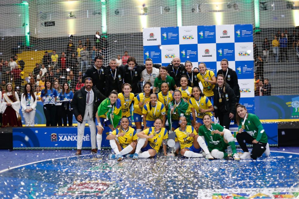 Brasil sagra-se campeão invicto da CONMEBOL Sub20 Futsal Feminina